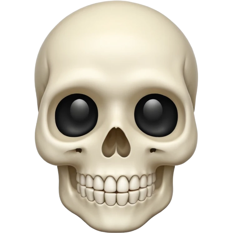 Create a skull on :) emoji