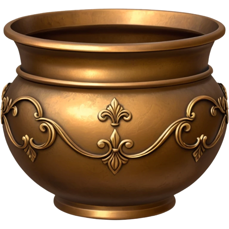 bronze monk alms bowl emoji