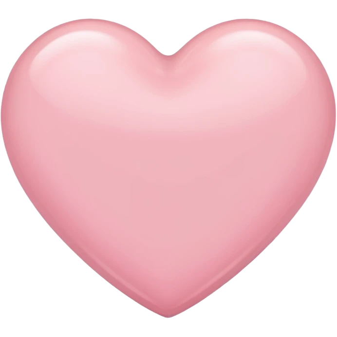 light pink heart emoji