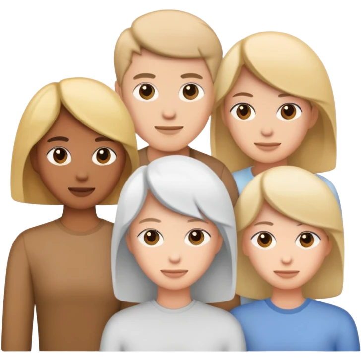 minimalist group discussion emoji