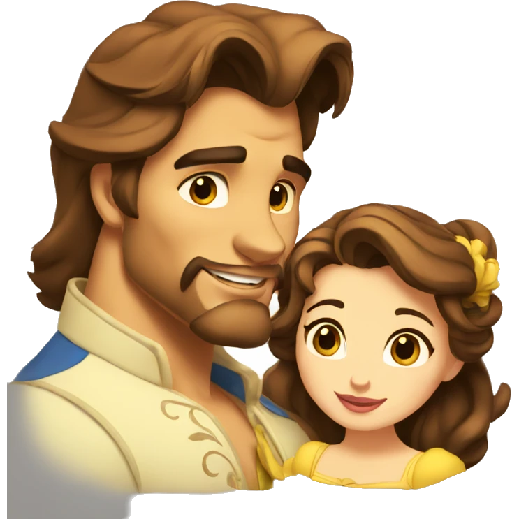 belle and the beast emoji