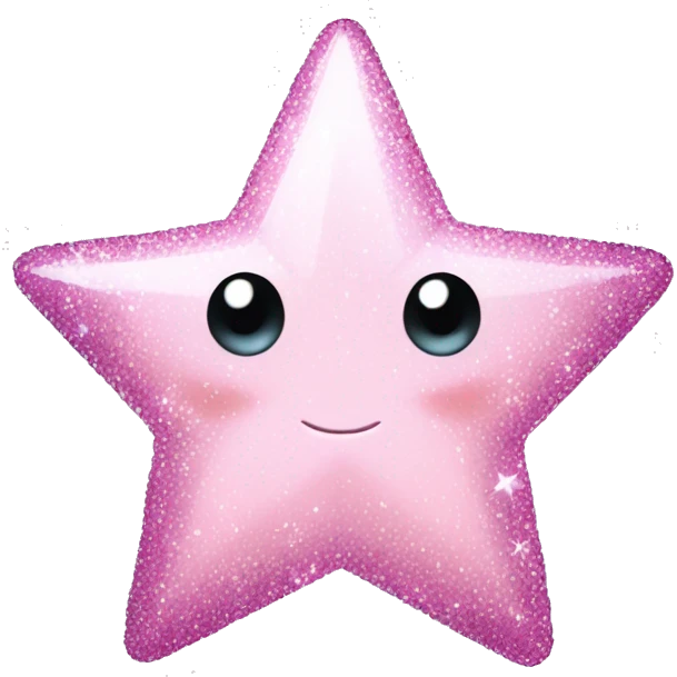 pale pink star sparkle emoji
