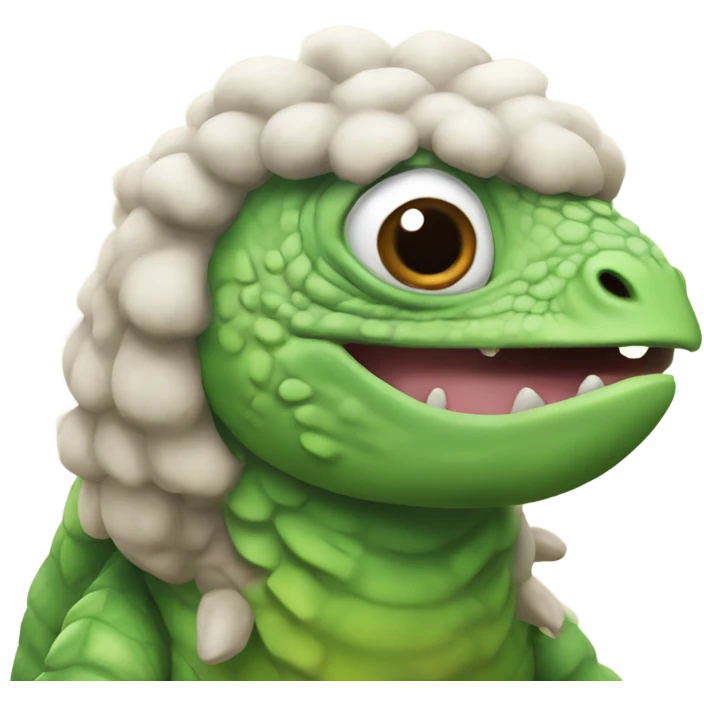 sheep iguana brobee foofa emoji