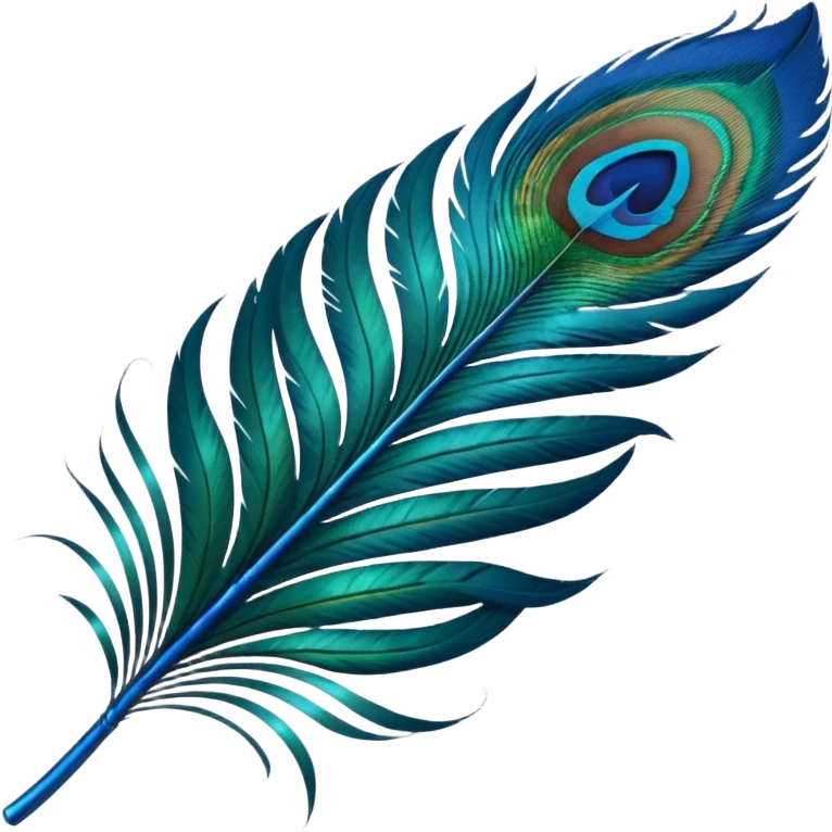 Peacock feather emoji emoji