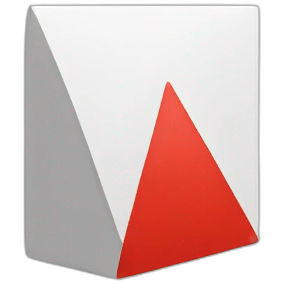 Red rectangle with sideway white triangle emoji