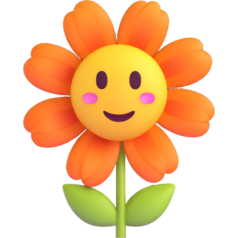 a flower emoji emoji