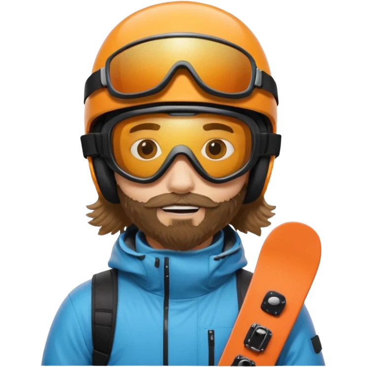 very harry snowboreder emoji