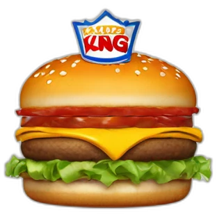 Burger King logo emoji