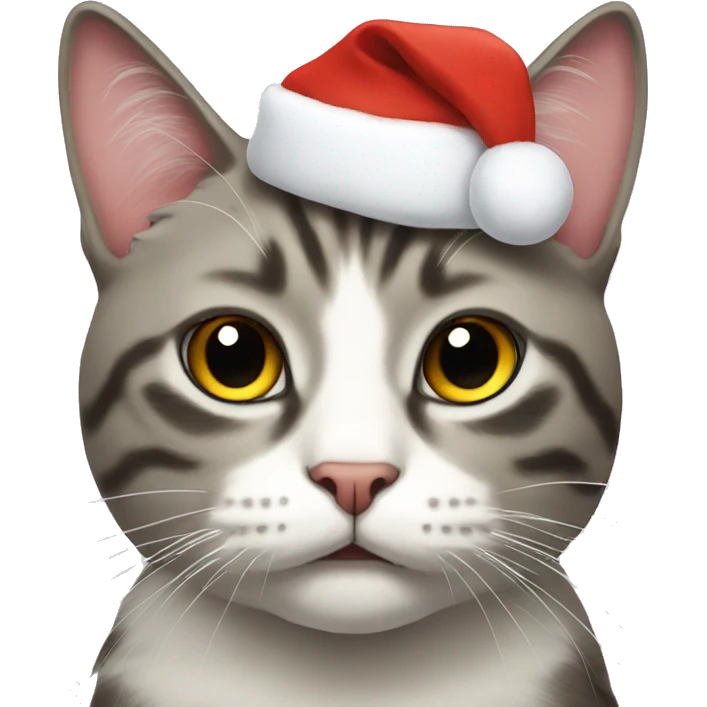 Christmas cat emoji