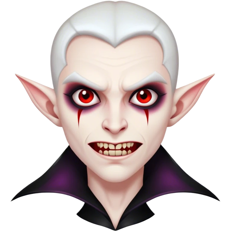 Vampire goth emoji