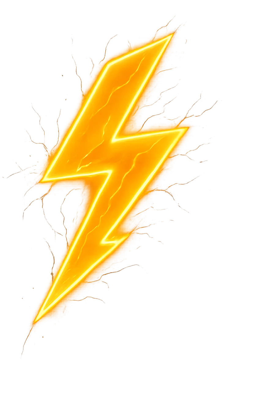fulmine come se fosse energia emoji