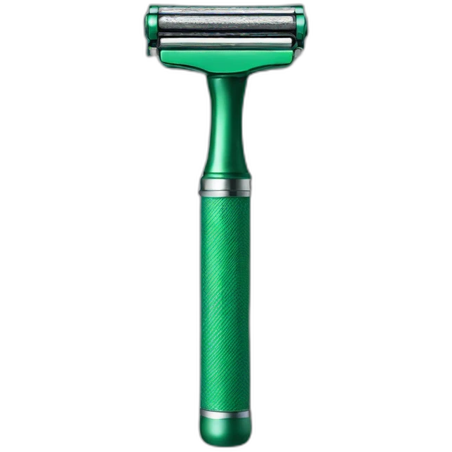 Green safety razor emoji