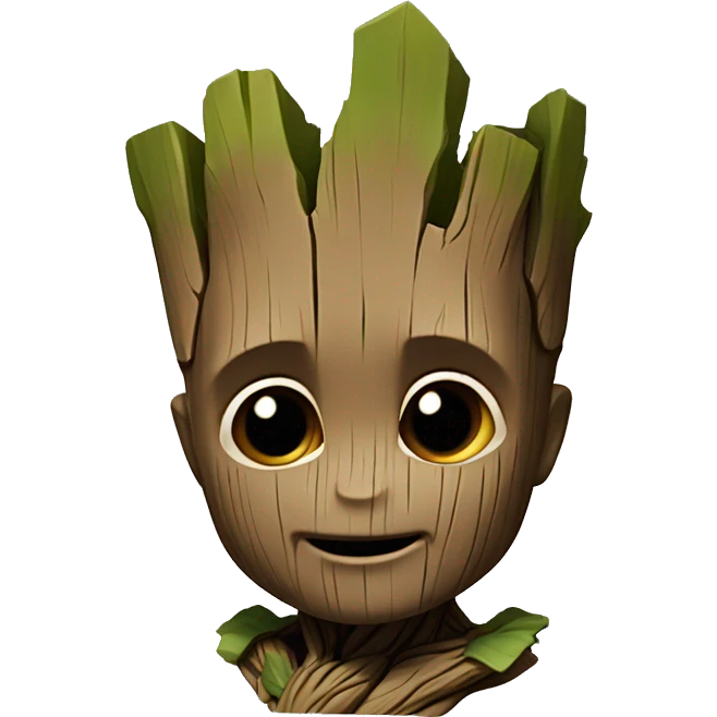 Baby groot head only  emoji
