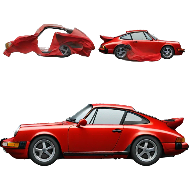 red porsche 911 emoji