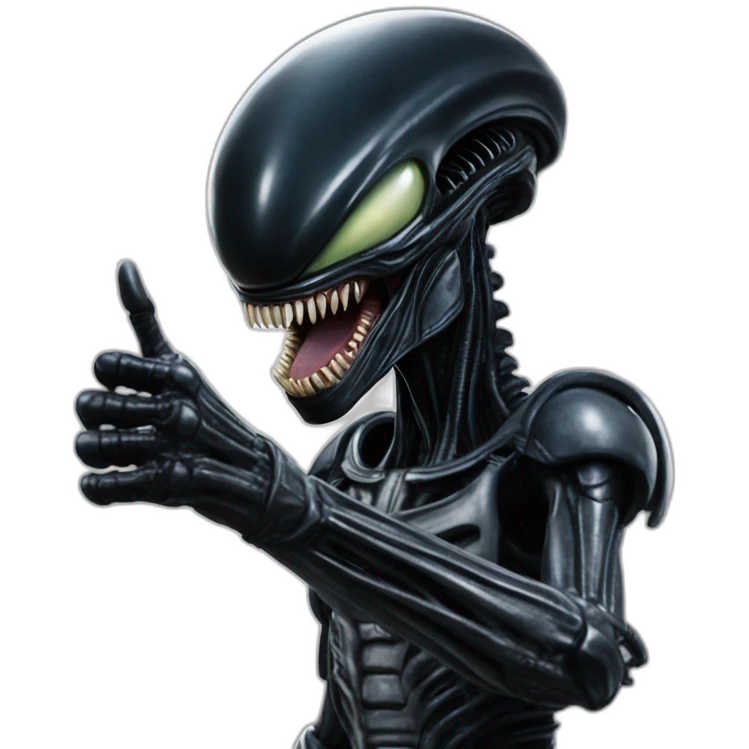 xenomorph thumbs up emoji