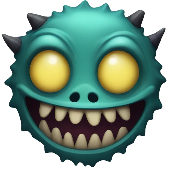 Scary monster emoji