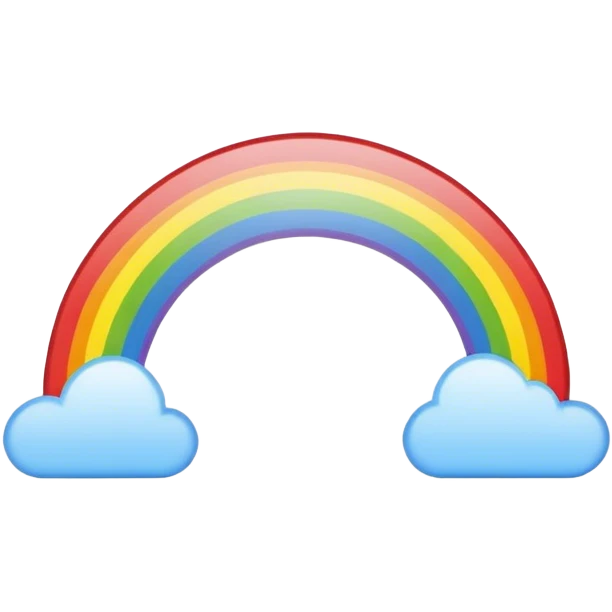 Cœur arc en ciel  emoji
