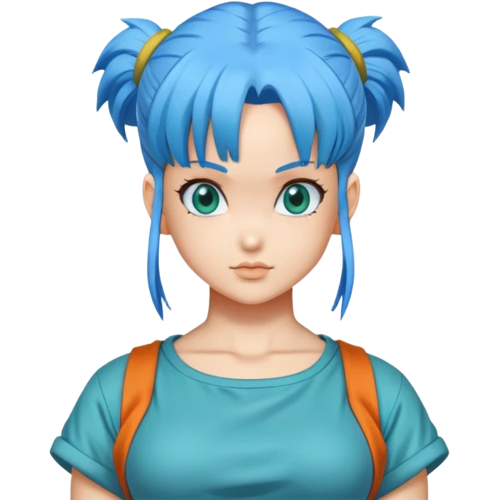 Bulma from Dragon Ball emoji