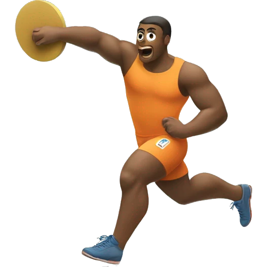 discus throwing emoji