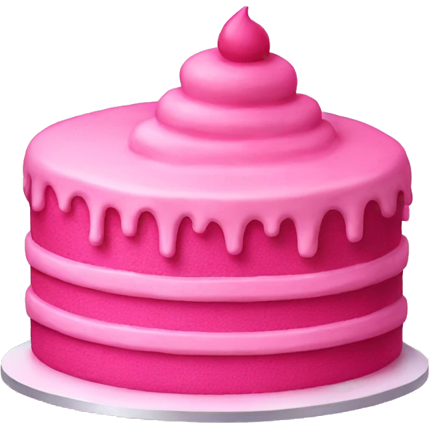 Pink cake  emoji