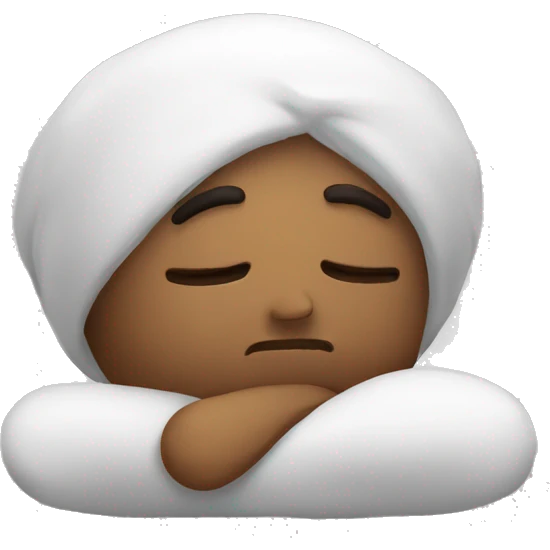 Sleepy emoji
