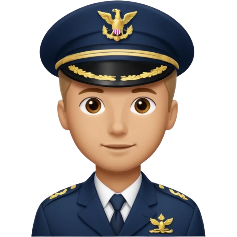 male navy soldier, cute face. emoji