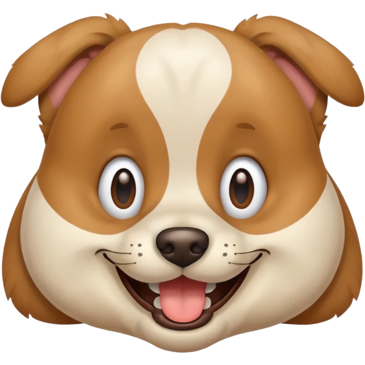 Dog with braces emoji