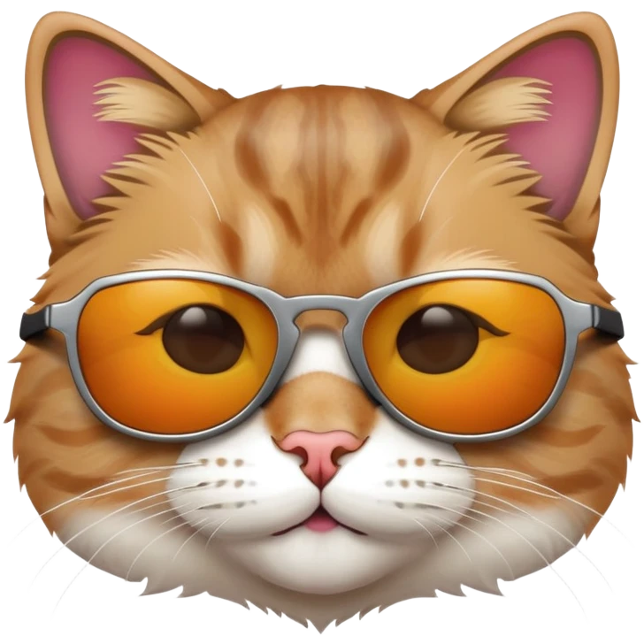 Cat wearing sunglasses emoji