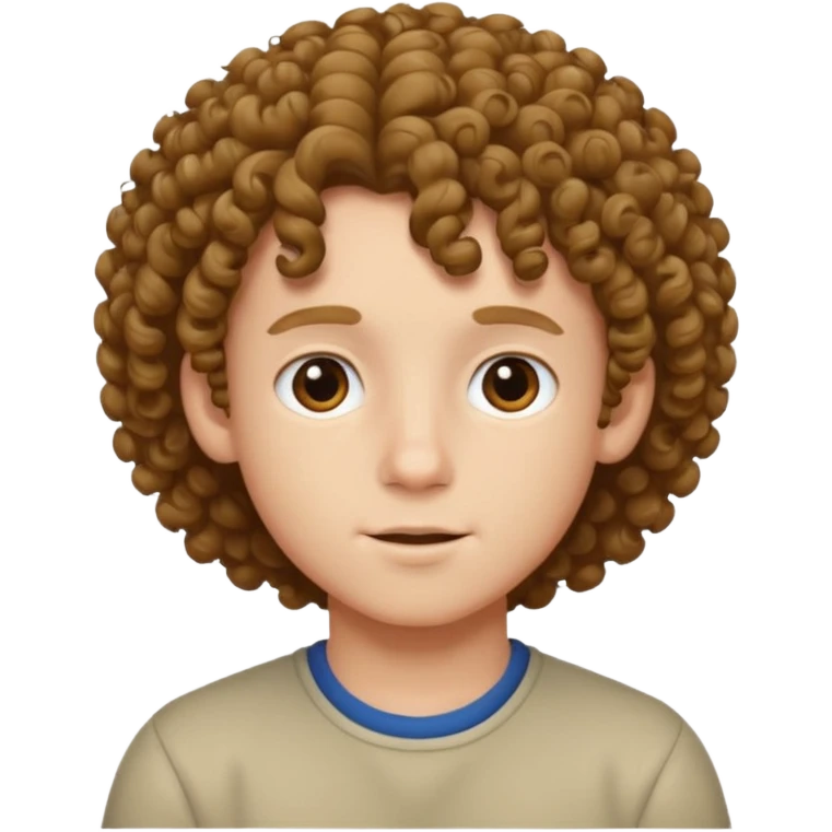 curly hair boy emoji
