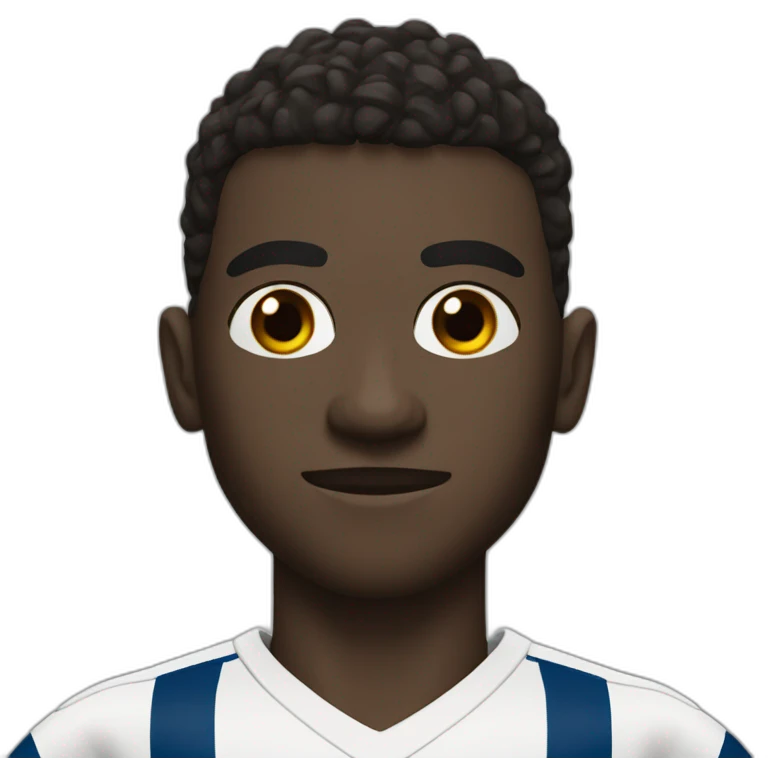 vinicius realistic football player emoji