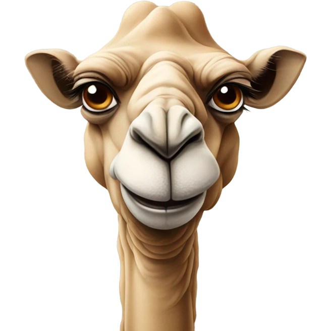 Camel hating life emoji