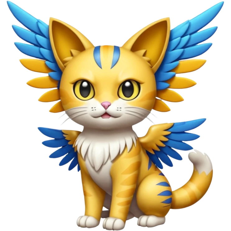 Gatomon-Pteromon emoji