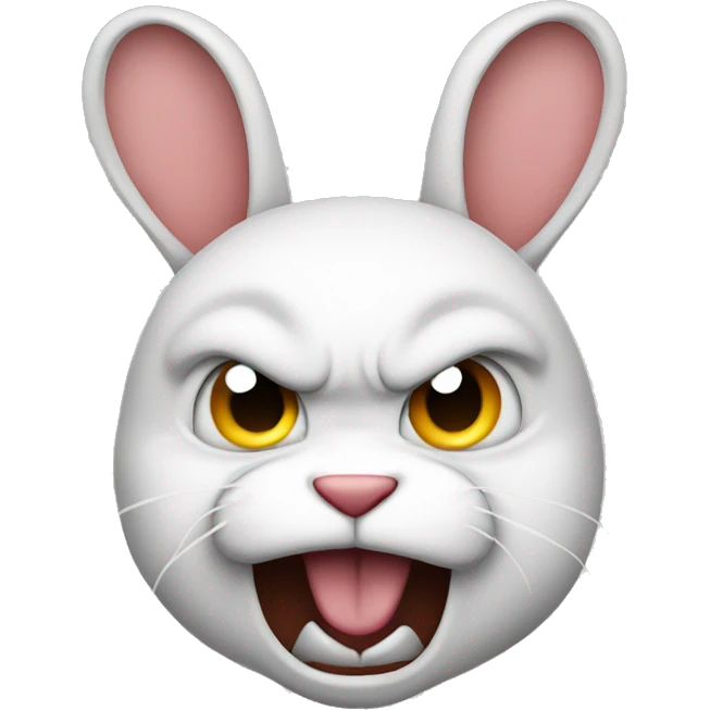 angry rabit emoji