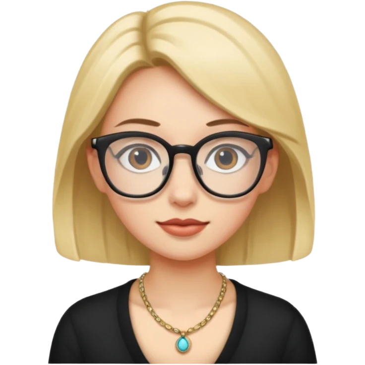 girl naked big boobs with eye glasses emoji