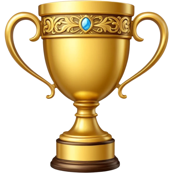 A decorated golden trophy  emoji