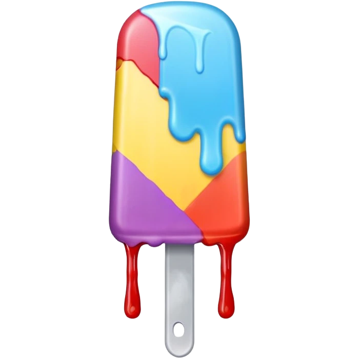 Popsicle: colorful emoji