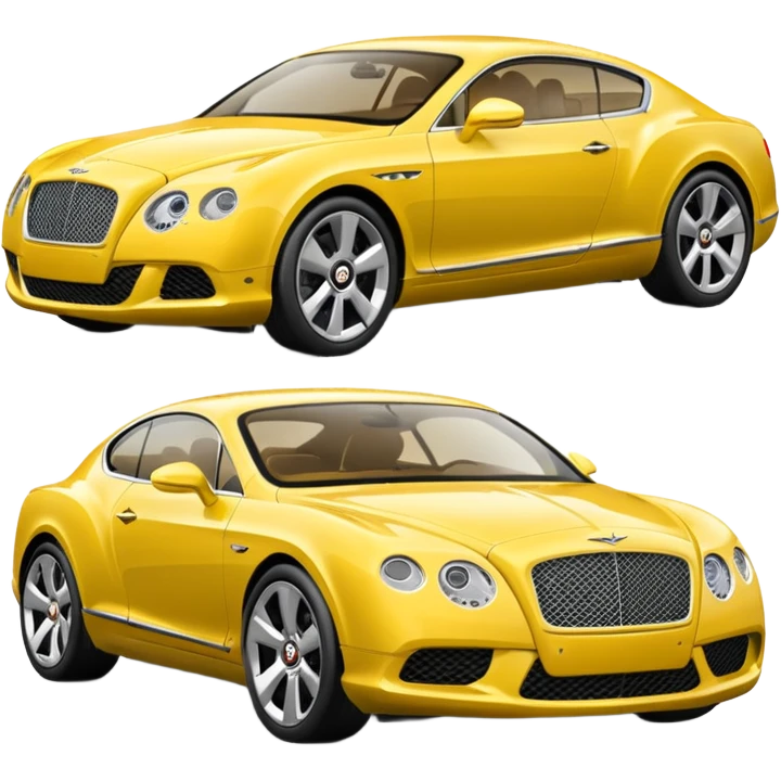 Yellow Bentley emoji