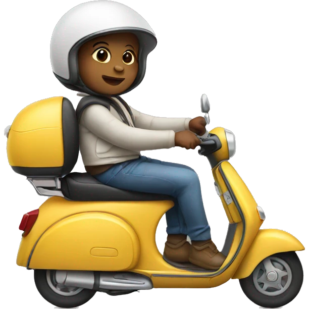 baby on a scooter  emoji