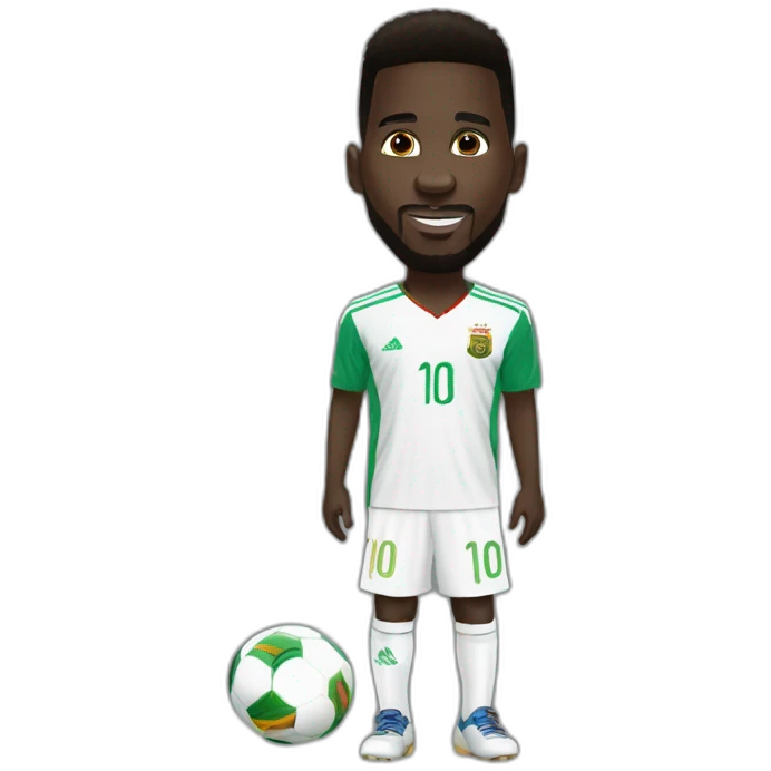Messi au Sénégal emoji