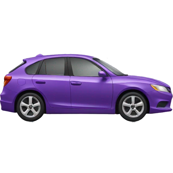 Purple car emoji
