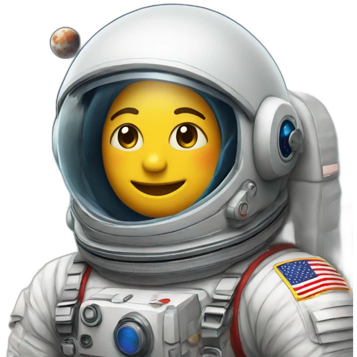 Astronauta-pelirrojo en el mar emoji