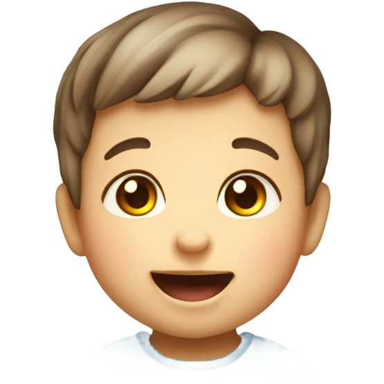Little tiny cute baby emoji