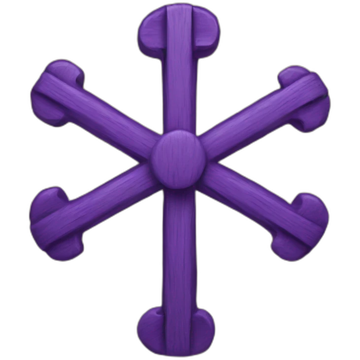Croix avec un pouce emoji