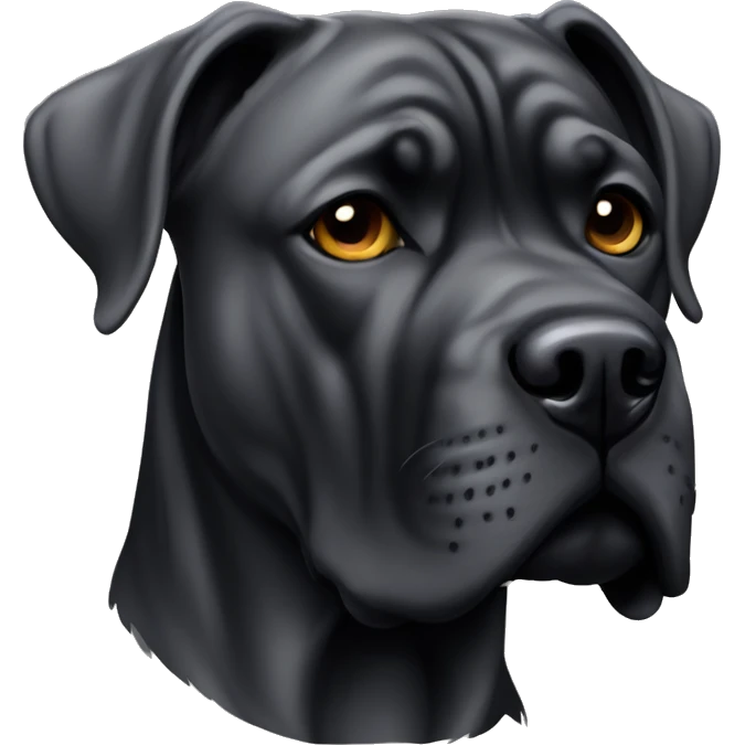 dog Cane Corso in profile emoji