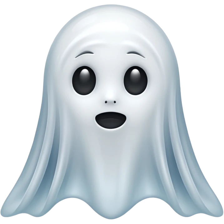 I need a spirit emoji like a ghost but very whispy and airy looking, not so emoji or fake looking make it more realistic  emoji