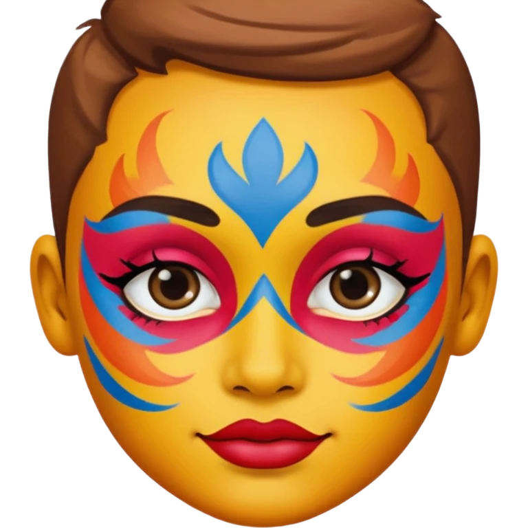 face painting emoji
