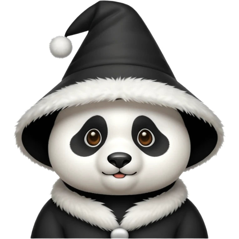 panda with conical hat emoji