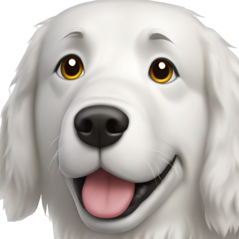 great pyrenees dog emoji