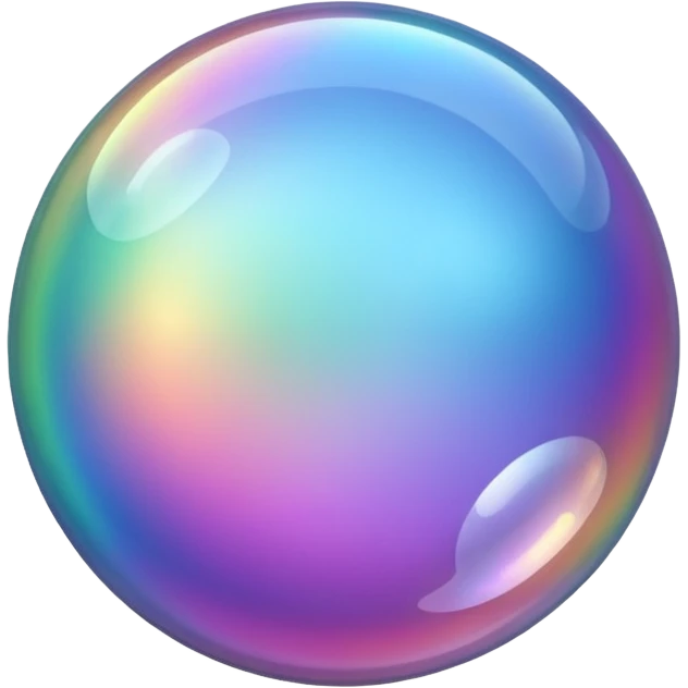 empty transparent bubble emoji