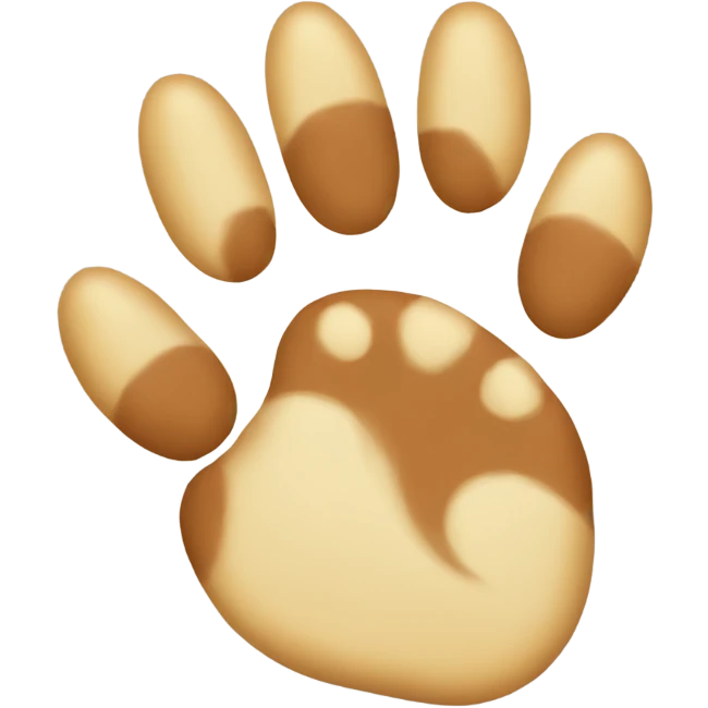 Shiba paw emoji
